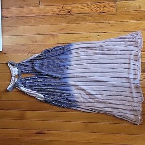 Beaded swing-y mini dress